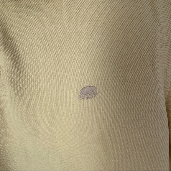 Banana Republic Yellow Men’s Short-sleeved Polo XL - Picture 2 of 4